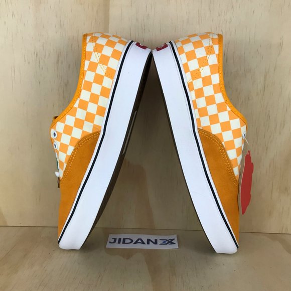 NEW Vans Comfycush Authentic Checker Zinnia Orange - Picture 6 of 8